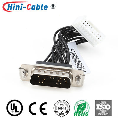 26AWG 1.25mm 16Pin 65mm Computer Wire Harness