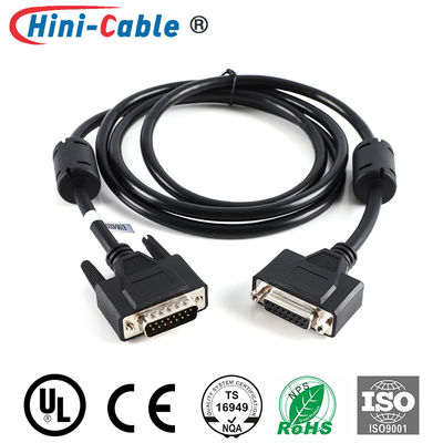 D-SUB 15Pin Male to Female 24AWG Computer Monitor Cables