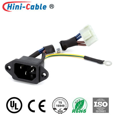 3.96mm 5Pin 12AWG 100mm Computer Monitor Power Cable