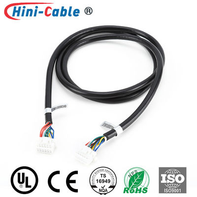 Shielded JST 2.5mm 2x6Pin 1300mm Electrical Cable Harness