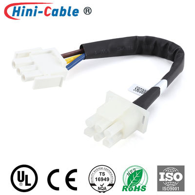 Black Heat Shrinkable Tube 2x3Pin Power Supply Cable