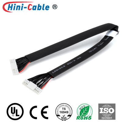 JH 1.25mm 15Pin Black PVC Jacket 150mm Electrical Wire Harness