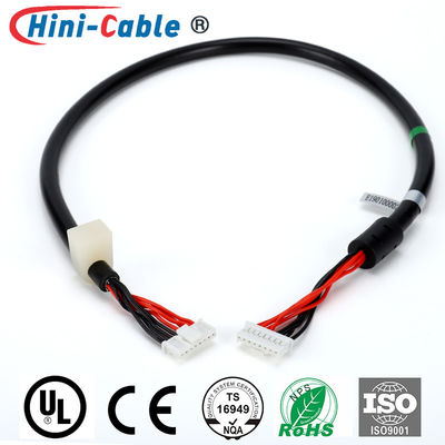 Telecommunication 2.0mm 8Pin 22AWG Electrical Wire Harness