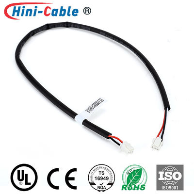 Black Heat Shrinkable Tube 2.0mm 3Pin Industrial Wire Harness