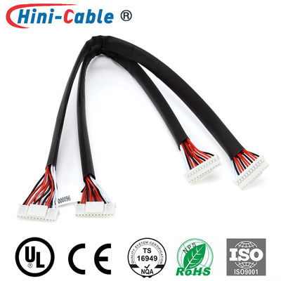 Multi Core Male To Male 2.0mm 12Pin Wire Harness Assembly