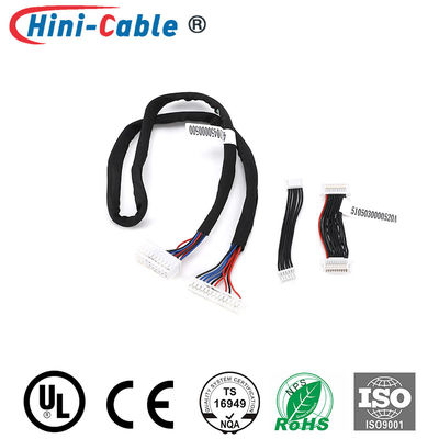 Power Source Connecting 28AWG Wire Harness Cable Assembly