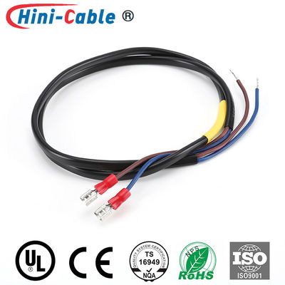 Nylon-insulated Female Terminals(FDDN 1.25-187[8]) to Tinned End with PVC Jacket Socket Switch Power Output Cable