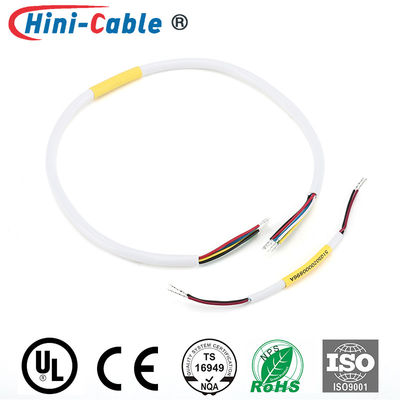 White Heat Shrink Tube 24AWG 130mm Computer Wire Harness