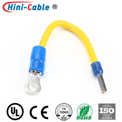 Yellow UL1015 18AWG 110mm Custom Power Cable