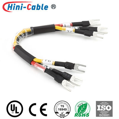 Spade Terminals to Spade Terminals with Heat Shrink Tube Power Output Wire