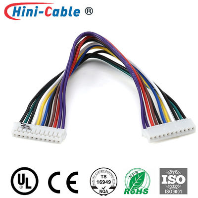 24AWG PH2.0 Data Connection Wire Harness 1x11Pin Male To Male
