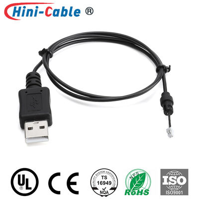 2Pin Pitch 1.0mm 28AWG Computer Wire Harness USB AM To JST SHR