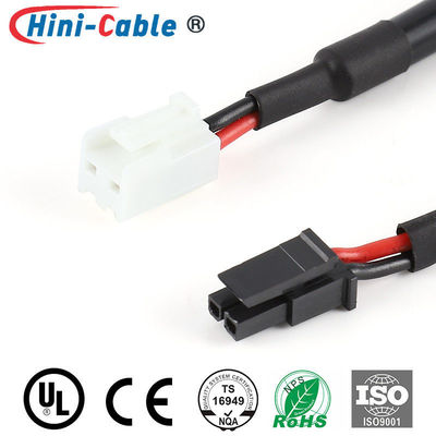 OEM ODM 950mm Car Cable Harness Molex 436450200 2Pin To VH3.96 2Pin