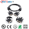 D-SUB 15Pin Cable Male 28AWG With Magnet Rings Anti Interference
