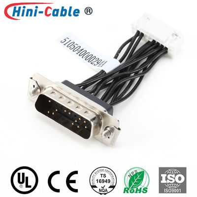 26AWG 1.25mm 16Pin 65mm Computer Wire Harness