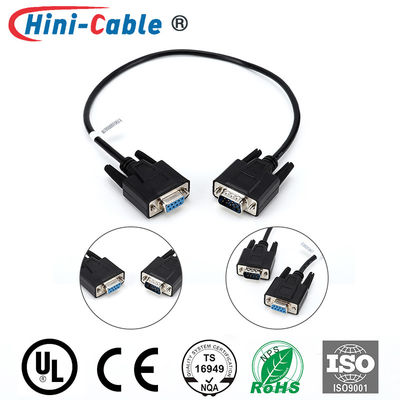 1800mm 9Pin Male To Female 1080P Computer Monitor Cables