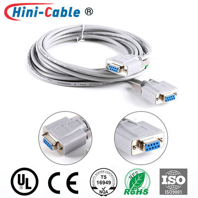 Female To Female D-SUB 9Pin Computer Monitor Cables