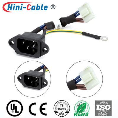 3.96mm 5Pin 12AWG 100mm Computer Monitor Power Cable