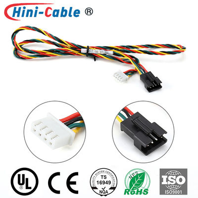 2.0mm 4pin Female To Male 26AWG Medical Device Cables