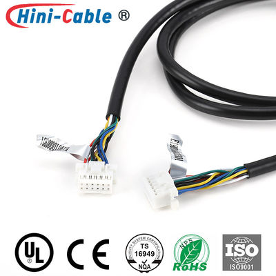 Shielded JST 2.5mm 2x6Pin 1300mm Electrical Cable Harness