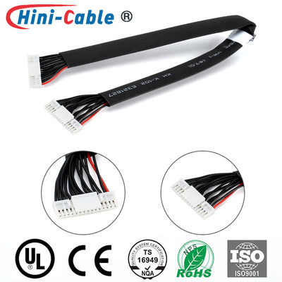 JH 1.25mm 15Pin Black PVC Jacket 150mm Electrical Wire Harness