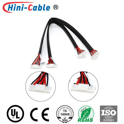 Multi Core Male To Male 2.0mm 12Pin Wire Harness Assembly