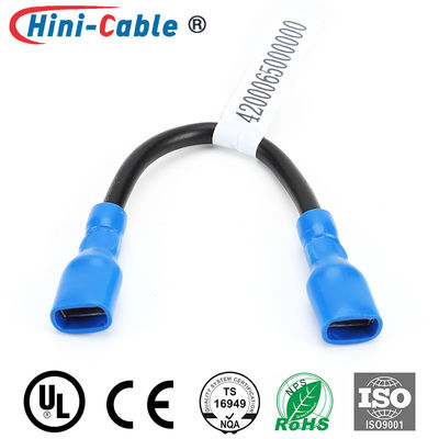 Fully Insulated Sheet Terminal 14AWG Custom Wire Harness