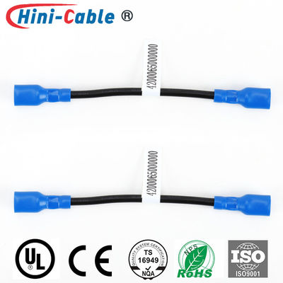 Fully Insulated Sheet Terminal 14AWG Custom Wire Harness