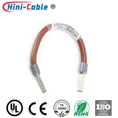 Brown Tube Type Plug Terminals 4mm2 Custom Wire Harness