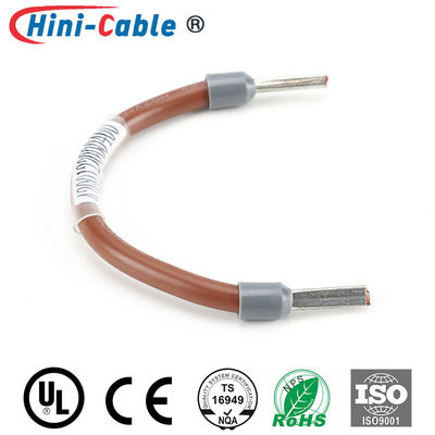 Brown Tube Type Plug Terminals 4mm2 Custom Wire Harness