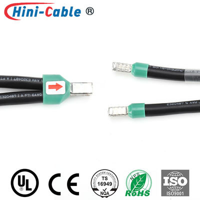 ISO9001 Black AWM 1015 6AWG Power Connection Cable