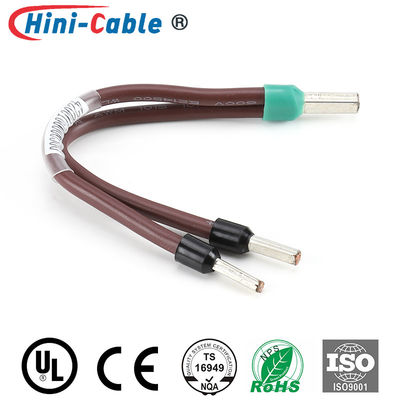 Twin Cord End Terminals(TEN 6014) to Cord End Plug Terminals(E6012) Power Output Wire