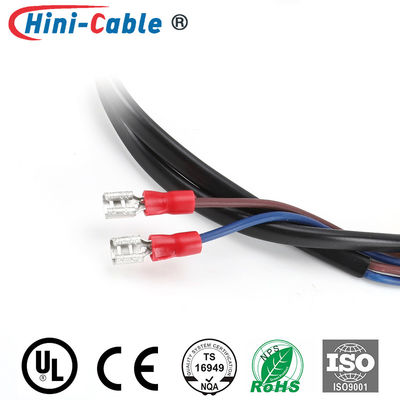 Nylon-insulated Female Terminals(FDDN 1.25-187[8]) to Tinned End with PVC Jacket Socket Switch Power Output Cable