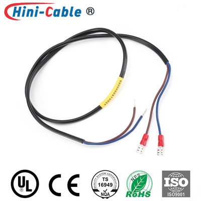Nylon-insulated Female Terminals(FDDN 1.25-187[8]) to Tinned End with PVC Jacket Socket Switch Power Output Cable