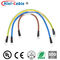 Double Non insulated Ring Terminals 6.0mm2 Custom Power Cable