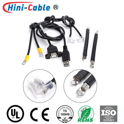 USB 2.0 A Male To Female 400mm Custom Power Supply Cables