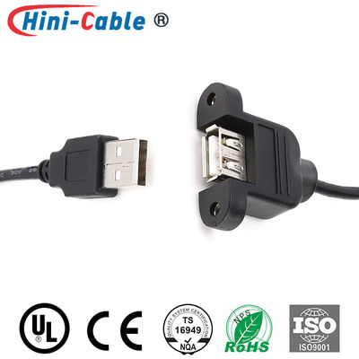 USB 2.0 Socket Female To Male 550mm Data Transmission Cable