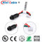 2.0mm 4Pin To Interface Socket Earphone Waterproof Power Cable