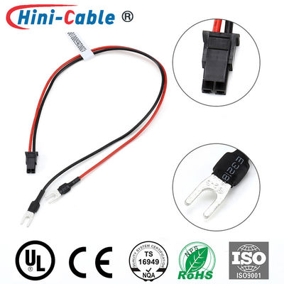 3.0mm 2Pin To Flange Spade Terminal Wire Harness Connector