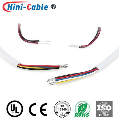 White Heat Shrink Tube 24AWG 130mm Computer Wire Harness