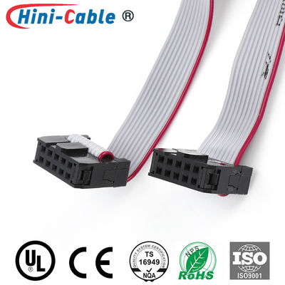 Electronic Device Red Side 2.54mm 2x5Pin Flat Ribbon Cable