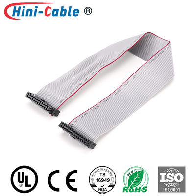 Soft Red Side IDC 2.54mm 2x13Pin Flat Ribbon Cable