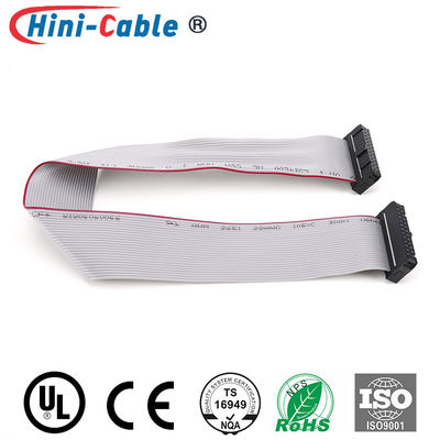 Soft Red Side IDC 2.54mm 2x13Pin Flat Ribbon Cable