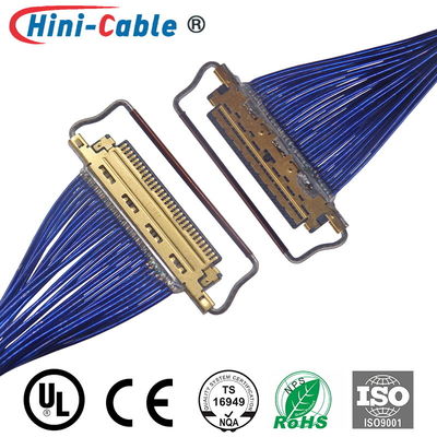 ISO9001 I-PEX 20524-040T Connector 50Pin PC Case Cable