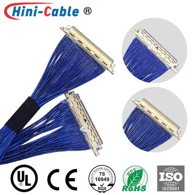 ISO9001 I-PEX 20524-040T Connector 50Pin PC Case Cable