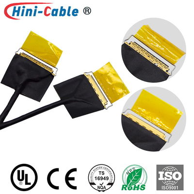 40Pin Male To Male Minuteness Coaxial 32AWG HD Display Cable