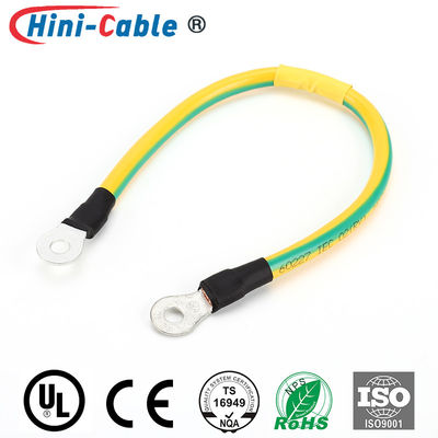 RoHS Yellow Green UL1015 18AWG 190mm Power Supply Wire