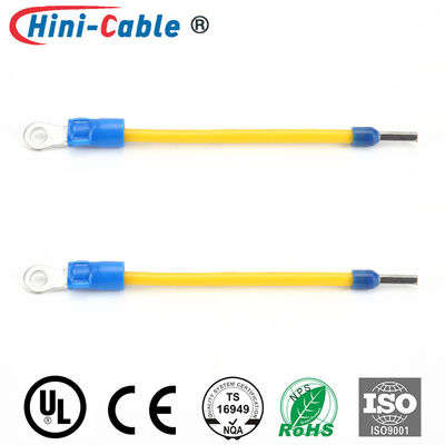 Yellow UL1015 18AWG 110mm Custom Power Cable