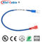 Blue Spade Terminal To Red Female 230mm Custom Wire Harness