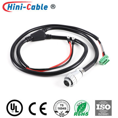 IATF16949 5.08mm UL1015 12AWG 3 Pin Wiring Harness